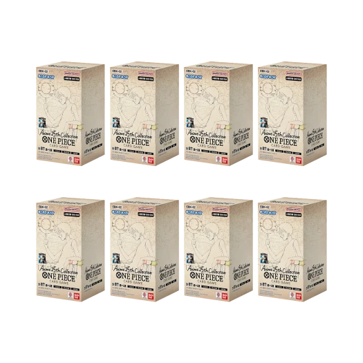 원피스 TCG EBK-02 엑스트라 부스터 팩 애니메이션 25주년 컬렉션 8 박스 (192팩/한글판) 상품 이미지
