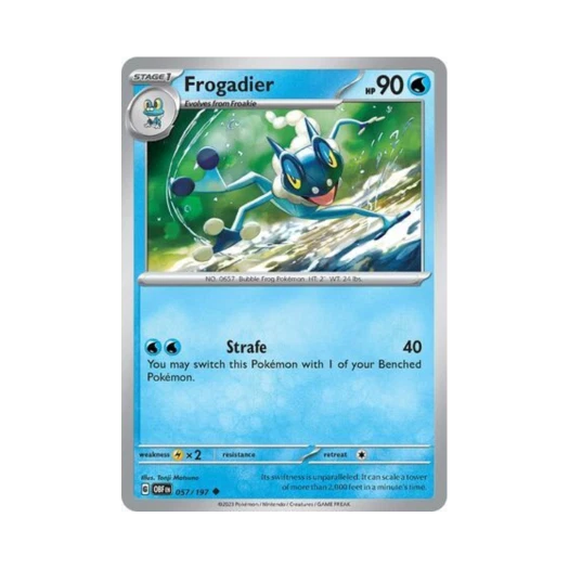 Pokemon TCG Frogadier U Obsidian Flames (English Ver.)