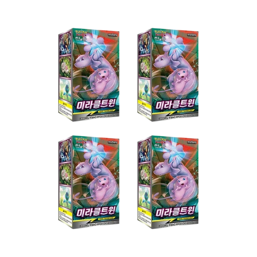 포켓몬 TCG 썬&문 확장팩 미라클 트윈 4 박스 (120팩/한글판)