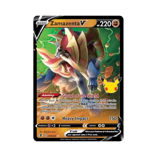 포켓몬 TCG 자마젠타 V HRV 셀레브레이션즈 (영문판)