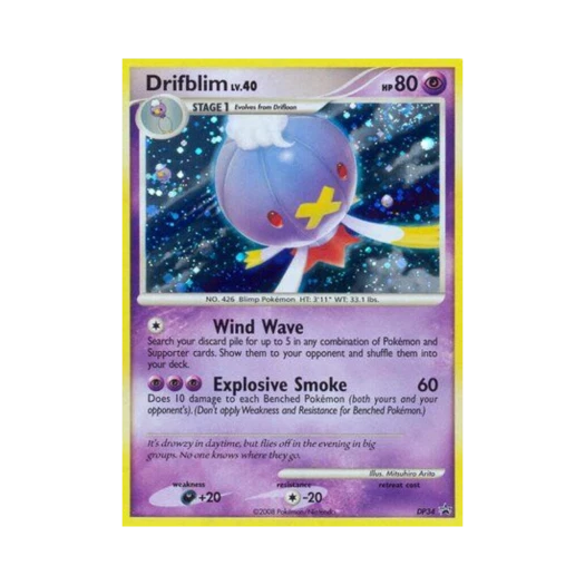 포켓몬 TCG 둥실라이드 P 다이아몬드 & 펄 프로모카드 (영문판)