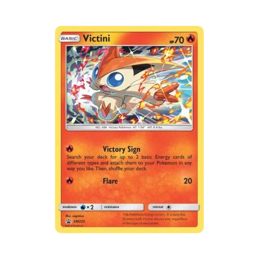 포켓몬 TCG 비크티니 P 썬 & 문 프로모카드 (영문판)