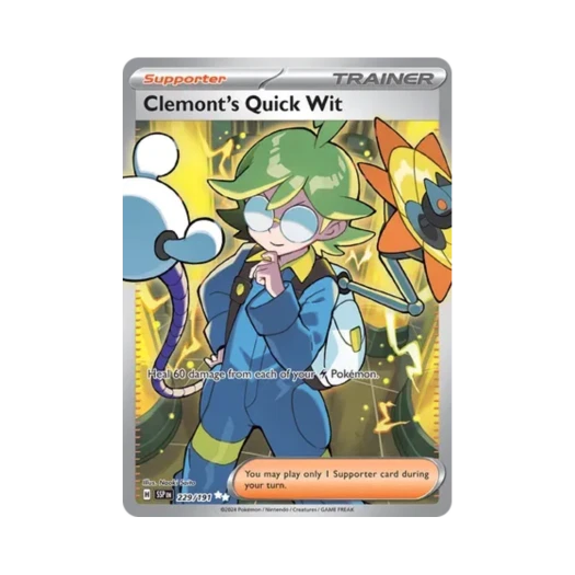 Pokemon TCG Clemont's Quick Wit UR Surging Sparks (English Ver.)