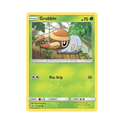 포켓몬 TCG 턱지충이 C 썬 & 문 (영문판)