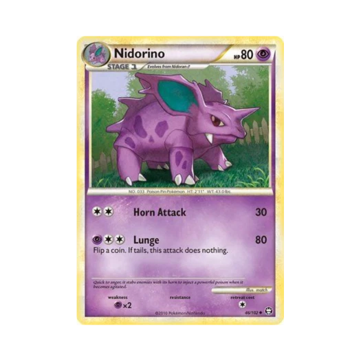 포켓몬 TCG 니드리노 U 트라이엄펀트 (영문판)