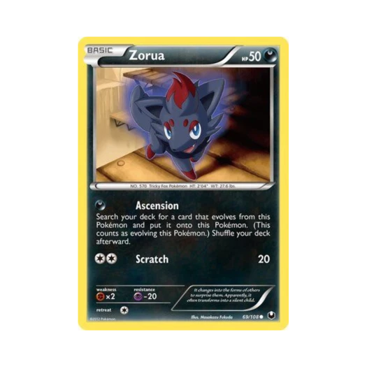포켓몬 TCG 조로아 C 다크 익스플로러스 (영문판)