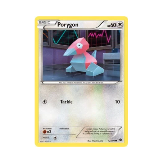 Pokemon TCG Porygon C Plasma Blast (English Ver.)