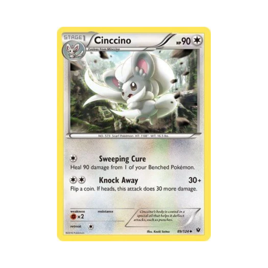 Pokemon TCG Cinccino U Fates Collide (English Ver.)