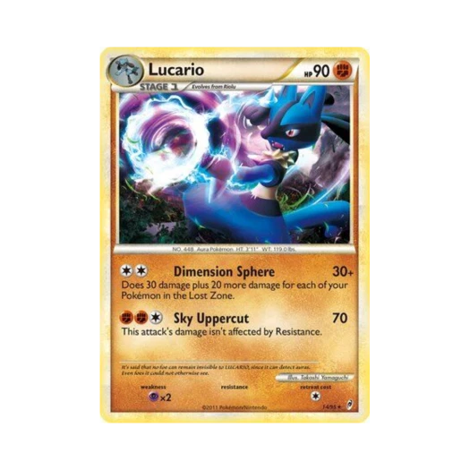 포켓몬 TCG 루카리오 RH 콜 오브 레전즈 (영문판)