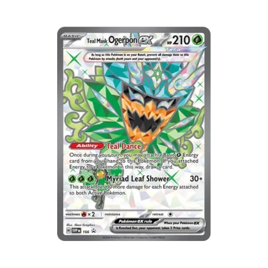포켓몬 TCG 오거폰 벽록의 가면 ex P 스칼렛 & 바이올렛 프로모 카드 (영문판)