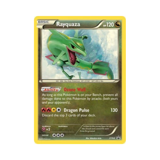 포켓몬 TCG 레쿠쟈 P XY 프로모 카드 (영문판)