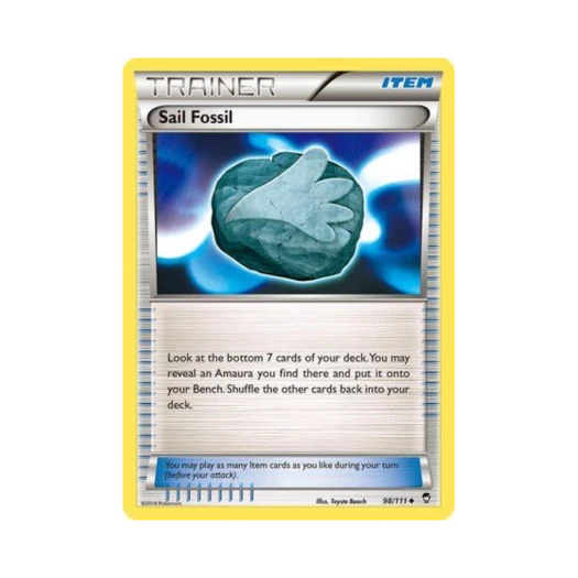 Pokemon TCG Sail Fossil U Furious Fists (English Ver.)