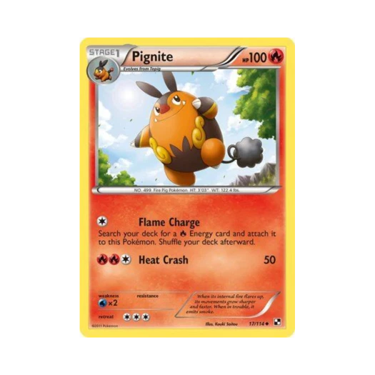 포켓몬 TCG 챠오꿀 U 블랙 & 화이트 (영문판)