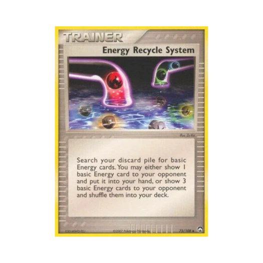 포켓몬 TCG 에너지 리사이클 시스템 U EX 파워 키퍼스(영문판)
