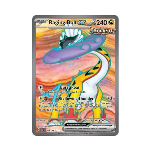 포켓몬 TCG 날뛰는우레 ex UR 템포럴 포시스 (영문판)