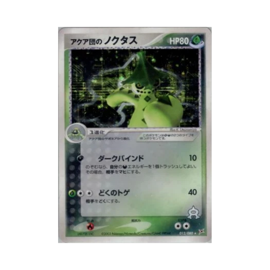 포켓몬 TCG 아쿠아단의 밤선인 R 마그마 VS 아쿠아: 두 야망(일어판)