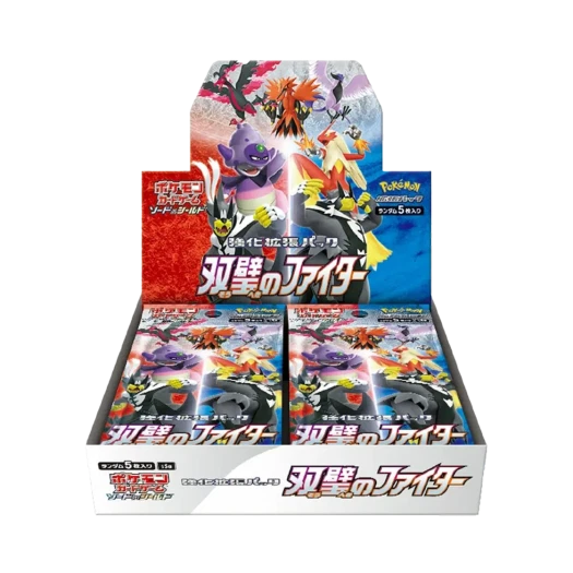 포켓몬 TCG 소드 & 실드 강화 확장팩 쌍벽의 파이터 박스 (일어판) 카드 이미지