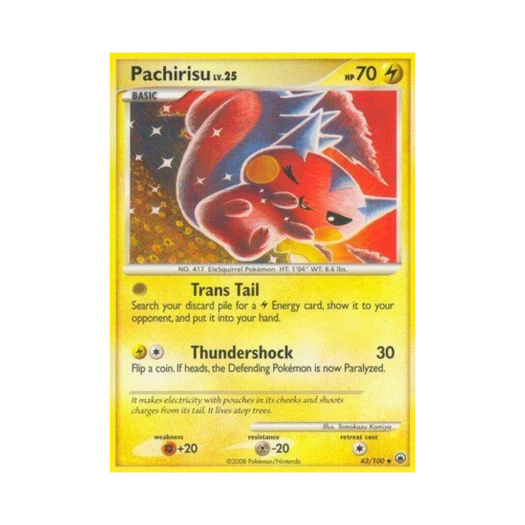 Pokemon TCG Pachirisu U Majestic Dawn (English Ver.)