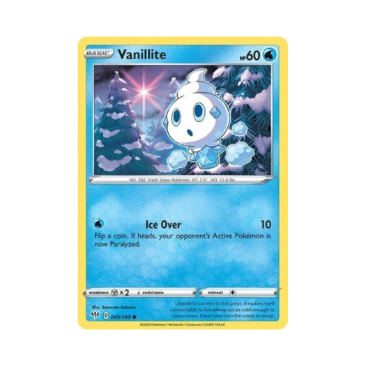 포켓몬 TCG 바닐프티 C 다크니스 어블레이즈 (영문판)