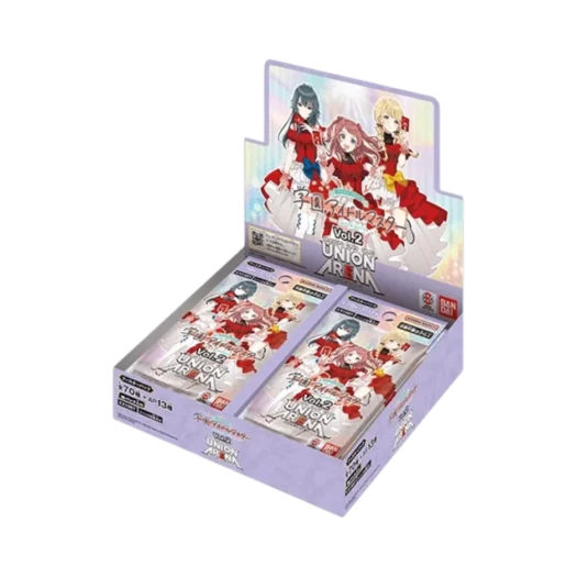 유니온 아레나 TCG 부스터 팩 학원 아이돌 마스터 Vol.2 박스 (16팩/일어판) 상품 이미지
