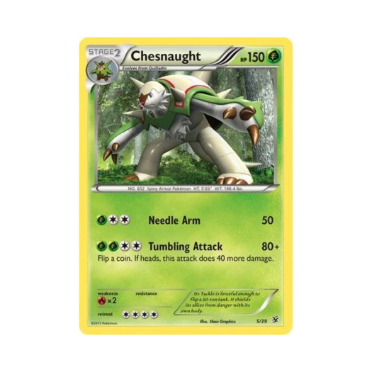 Pokemon TCG Chesnaught Kalos Starter Set (English Ver.)