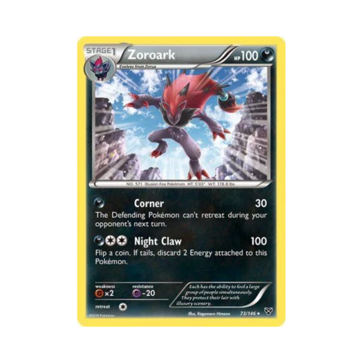 포켓몬 TCG 조로아크 RH XY (영문판)
