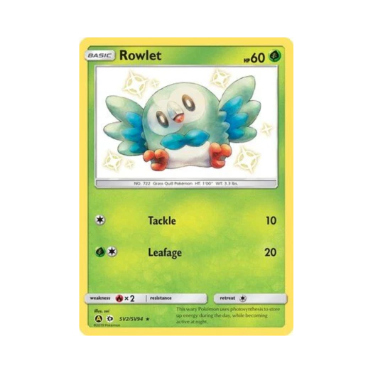 포켓몬 TCG 나몰빼미 RS 히든 페이츠 (영문판)