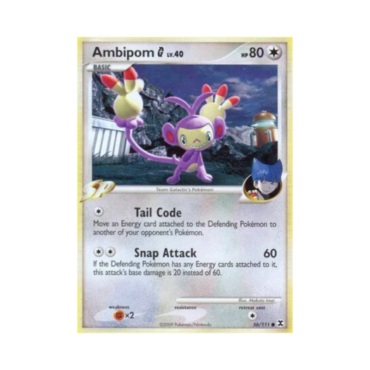 Pokemon TCG Ambipom G C Rising Rivals (English Ver.)
