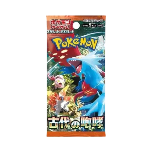 포켓몬 TCG 스칼렛&바이올렛 확장팩 고대의 포효 팩 (5장/일어판) 카드 이미지