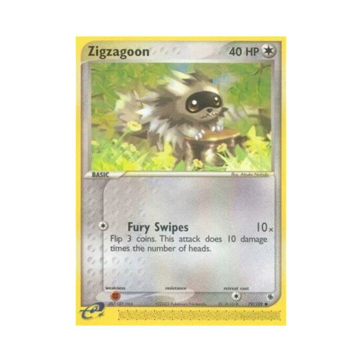 포켓몬 TCG 지그제구리 C EX 루비 & 사파이어 (영문판)