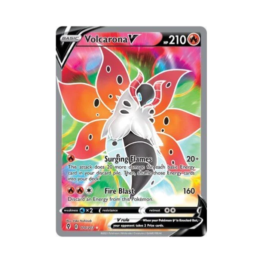 포켓몬 TCG 불카모스 V RU 이볼빙 스카이즈 (영문판)