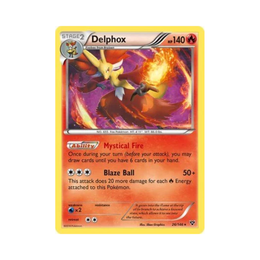Pokemon TCG Delphox RH XY (English Ver.)