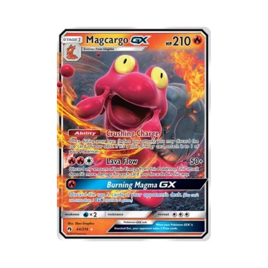 포켓몬 TCG 마그카르고 GX RHG 로스트 썬더 (영문판)