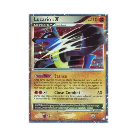 포켓몬 TCG 루카리오 LV.X RHL 미스터리어스 트레져스 (영문판)