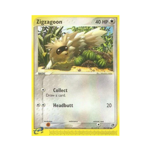 Pokemon TCG Zigzagoon C EX Sandstorm (English Ver.)