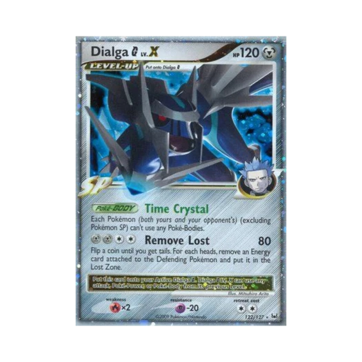 포켓몬 TCG 디아루가 G LV.X RHL 플래티넘 (영문판)