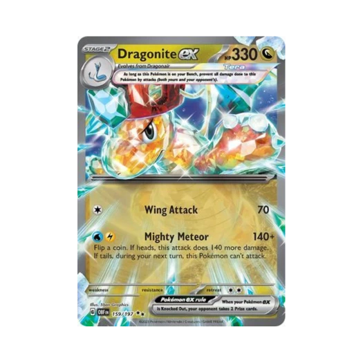 Pokemon TCG Dragonite ex DR Obsidian Flames (English Ver.)