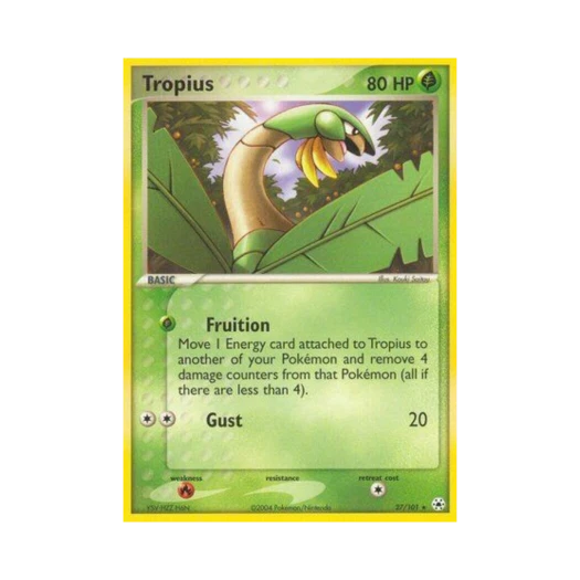 Pokemon TCG Tropius R EX Hidden Legends (English Ver.)