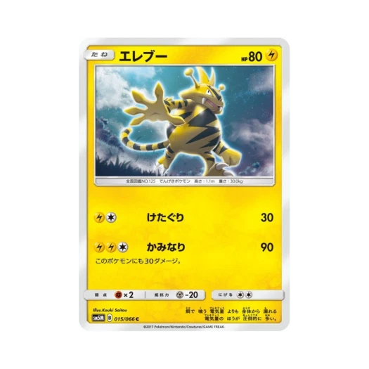 포켓몬 TCG 에레브 C 울트라문 (일어판)
