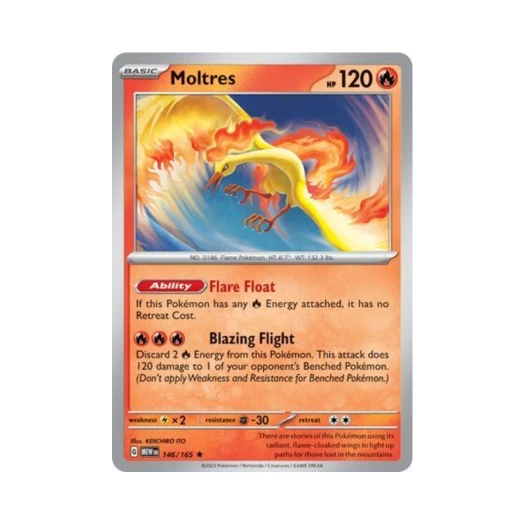 Pokemon TCG Moltres R Scarlet & Violet 151 (English Ver.)