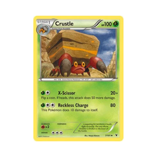 Pokemon TCG Crustle U Noble Victories (English Ver.)
