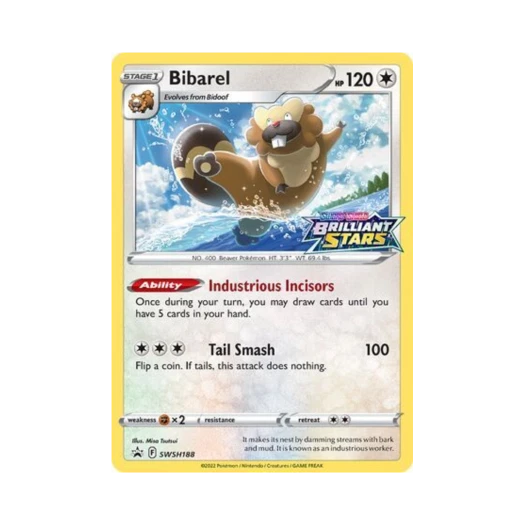 포켓몬 TCG 비버통 P 소드 & 실드 프로모카드 (영문판)