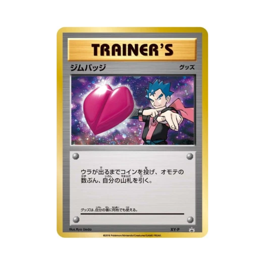 포켓몬 TCG 체육관 뱃지 (독수) P 미러 XY 프로모 카드 (일어판)