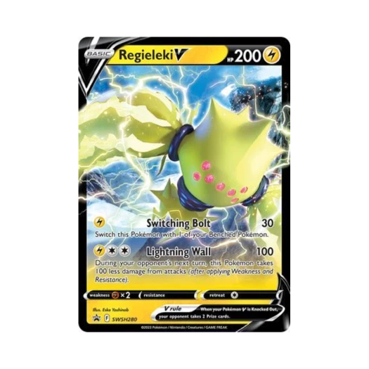 Pokemon TCG Regieleki V Jumbo P Sword & Shield Promos (English Ver.)