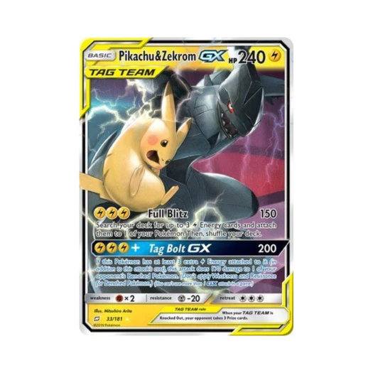 Pokemon TCG Pikachu & Zekrom GX RHG Team Up (English Ver.)