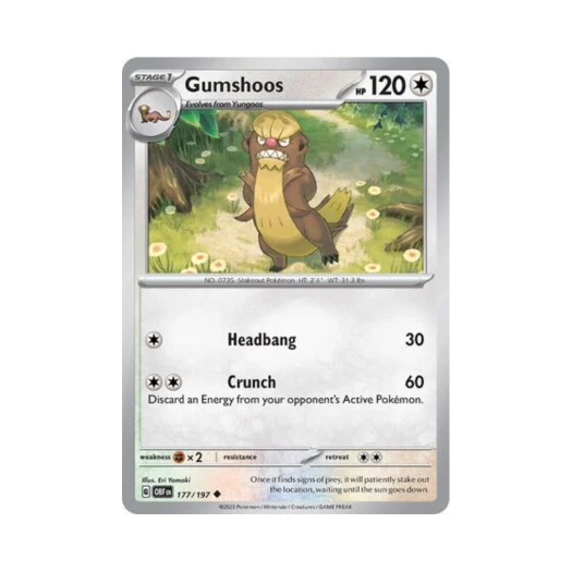 포켓몬 TCG 형사구스 U 옵시디언 플레임즈 (영문판)