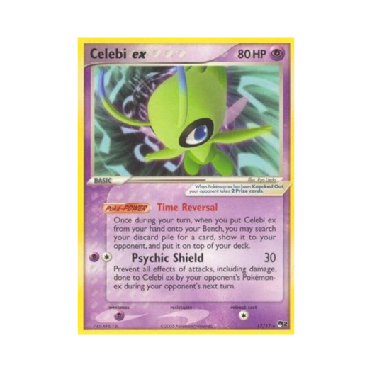 포켓몬 TCG 세레비 ex R 팝 시리즈 2 (영문판)
