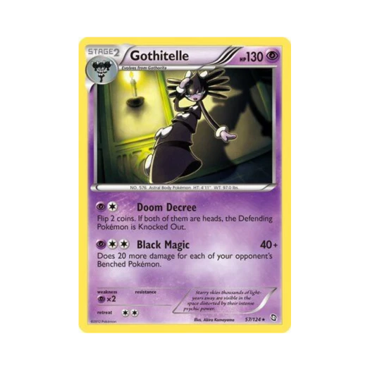 Pokemon TCG Gothitelle R Dragons Exalted (English Ver.)