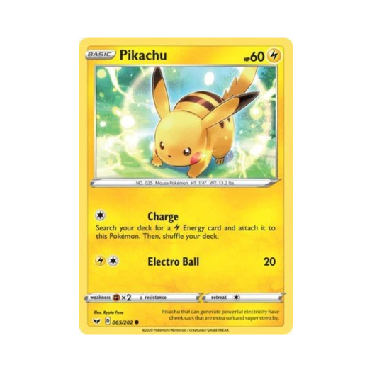 Pokemon TCG Pikachu C Sword & Shield (English Ver.)