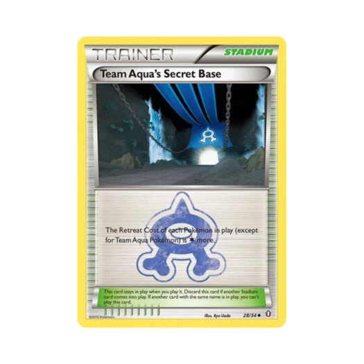 포켓몬 TCG 아쿠아단의 비밀기지 U 더블 크라이시스 (영문판)